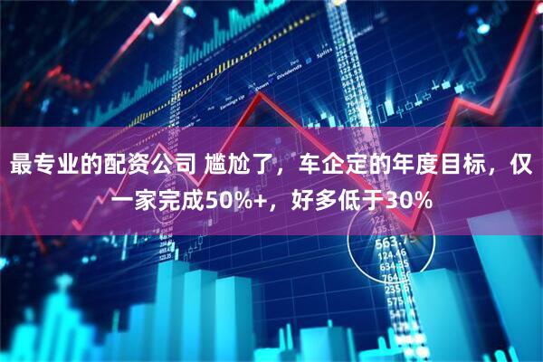 最专业的配资公司 尴尬了，车企定的年度目标，仅一家完成50%+，好多低于30%